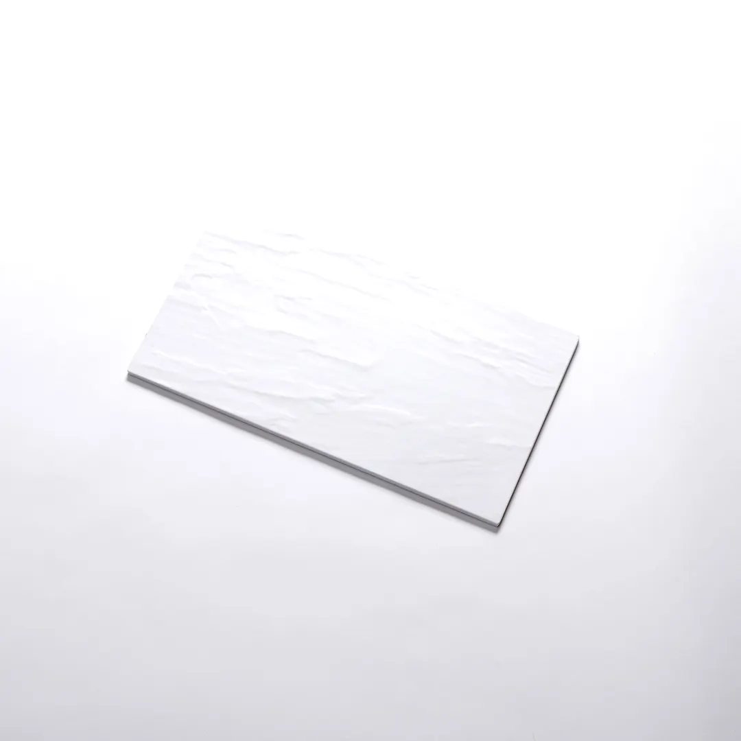 American Metalcraft FSLW08 Plastic Serving Platter – 14.75" x 8.25" x 0.25" Melamine White
