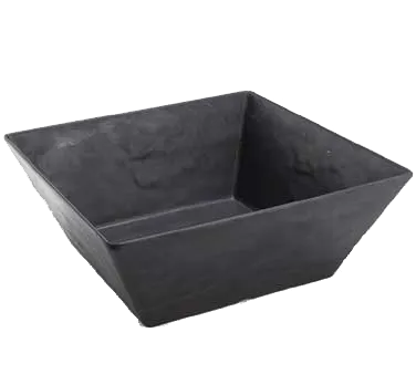 American Metalcraft FSMEL117 Melamine Bowl, 12" x 4.5" Black, 7 Quart (224‑255 oz) Slate
