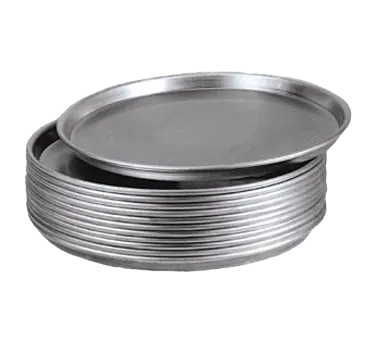 American Metalcraft HA2014 14" Diameter Pizza Pan, 1/2" Deep, 14-Gauge Aluminum, Tapered/Nesting