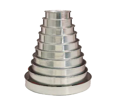 American Metalcraft HA80182 Pizza Pan 18" ID X 2" Deep Straight Sided Solid 14‑Gauge Aluminum
