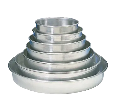 American Metalcraft HA90141.5 Pizza Pan – 14" Top/13-1/4" ID, Tapered/Nesting, 14‑Gauge Aluminum