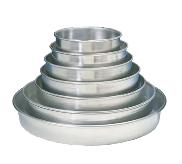 American Metalcraft HA90181.5 Pizza Pan – 18" Top / 17-1/4" Bottom, 1-1/2" Deep Tapered 14G Aluminum