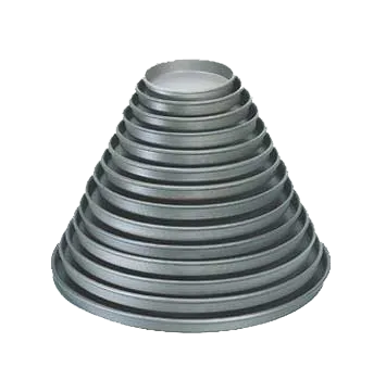 American Metalcraft HC4018 Pizza Pan – 18" ID x 1" Deep Sided Aluminum, 14‑Gauge Coat