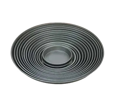 American Metalcraft HCDEP18 Pizza Pan – 18" Top/17¼" Bottom ID, Tapered Nesting, 14‑Gauge Aluminum