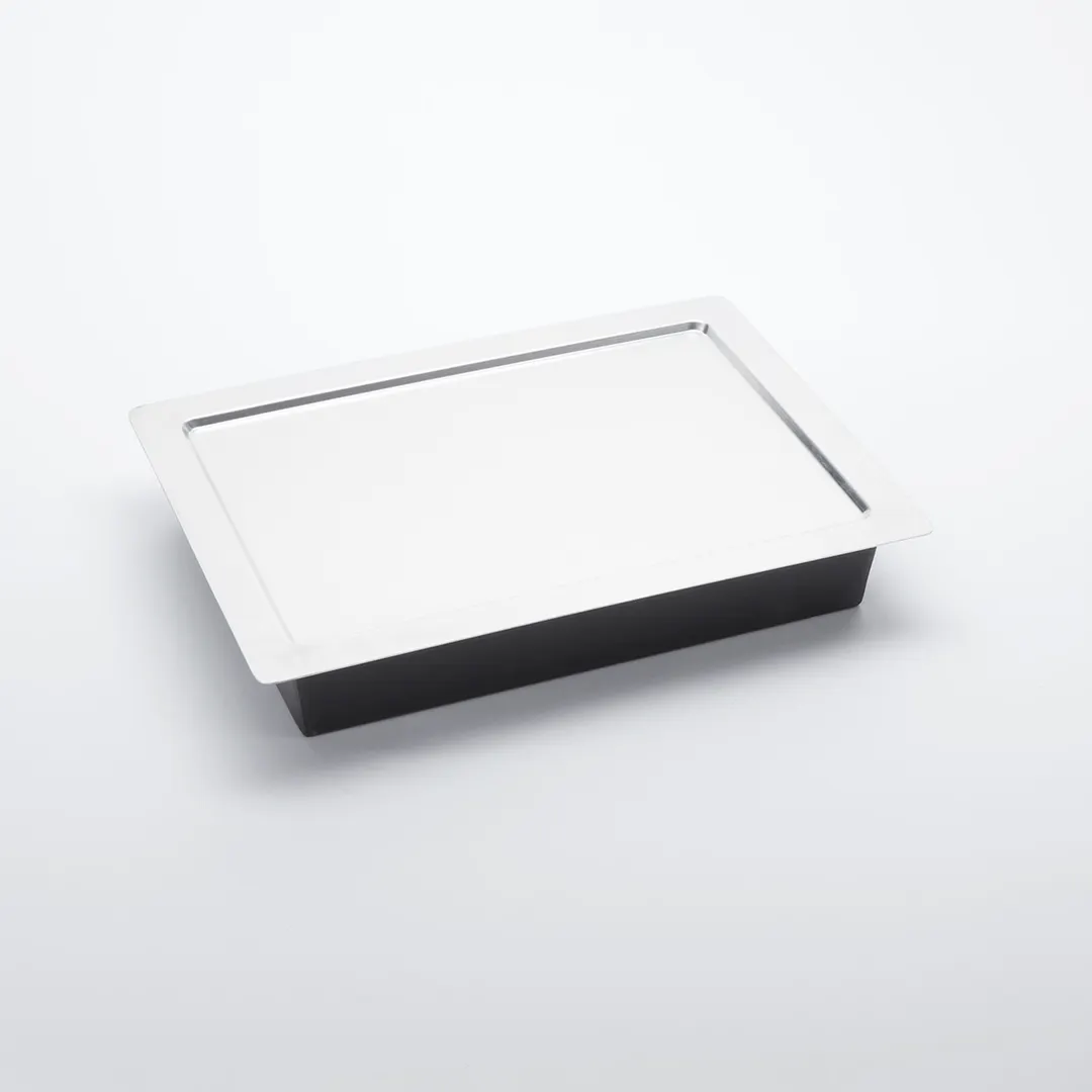 American Metalcraft HCDS1410 Detroit-Style Pizza Pan, 14" L x 10" W x 2½" H, 14G Anodized Aluminum