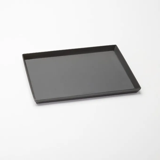 American Metalcraft HCSS1411 Rectangular Pizza Pan 14" L x 10" W x 1" H Hard Coat Aluminum