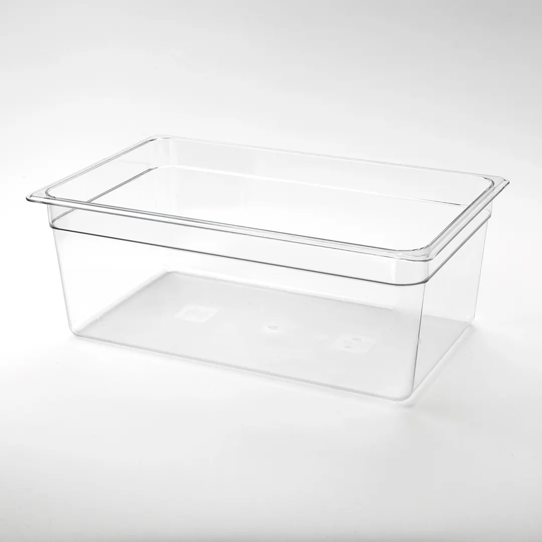 American Metalcraft IBT200 Beverage Tub Insert Clear Polycarbonate Plastic Rectangular Liner