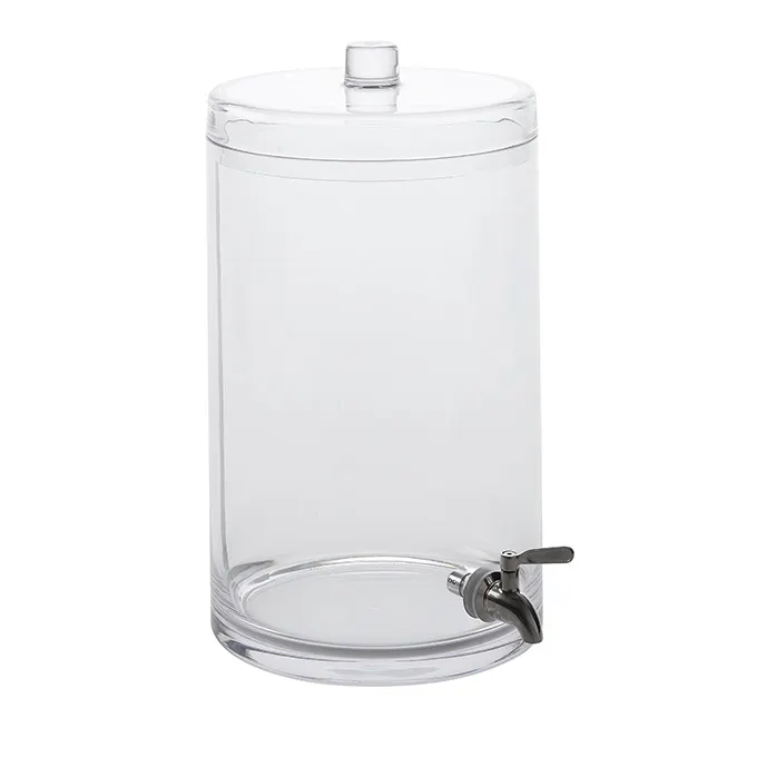 American Metalcraft JUICE7 15‑Quart Stacking Juice Dispenser, Lid, 2‑3 Gal Bowl, Plastic Construction