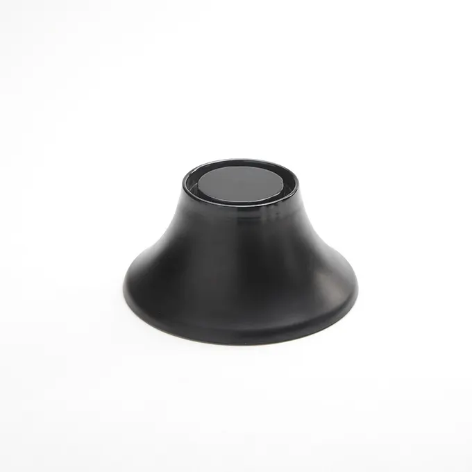 American Metalcraft LFTB63 Pedestal Stand, Black Round Mel. Lift,6-1/2" Dia x 3-1/4" H, Height 1"-4"