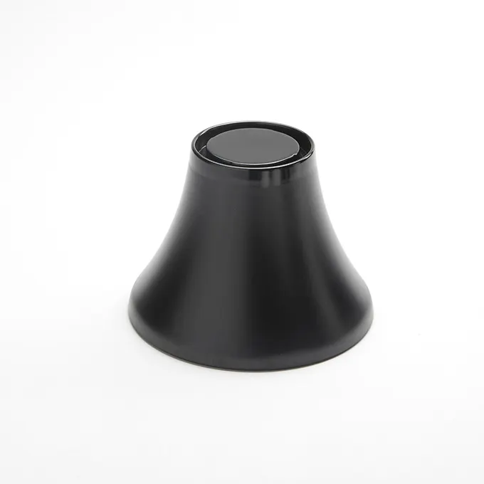 American Metalcraft LFTB65 Pedestal Stand – 6½" Dia x 4‑7⁄8" H, Black Melamine, 1‑4" Lift