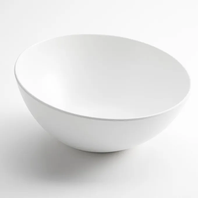 American Metalcraft LFTBW11 - 3 Quart (110 oz) Melamine Bowl, 11¼" Diameter x 5½" H, White