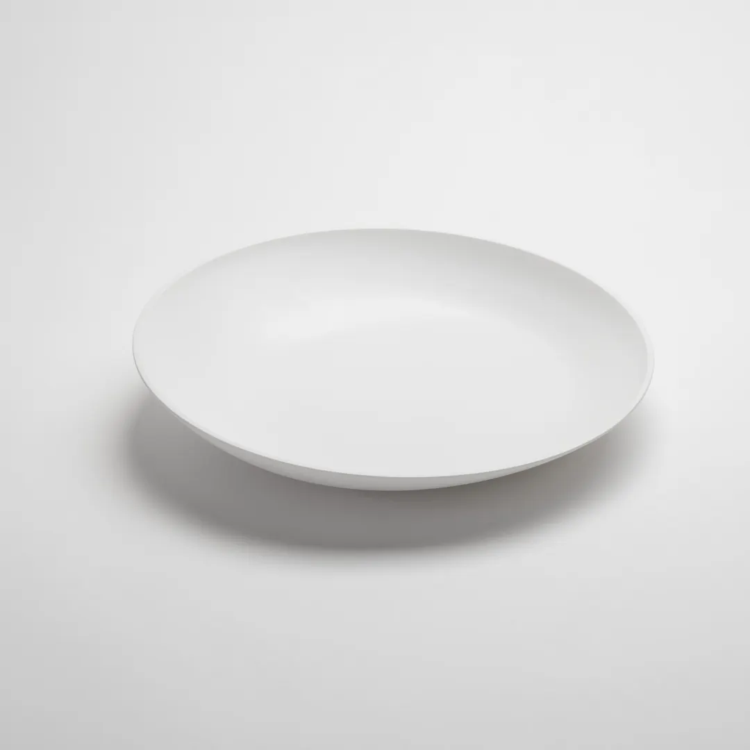American Metalcraft LFTBW16 – 3.5 Quart (96‑127 oz) Angled Melamine Bowl, 16" Dia x 3" H, White