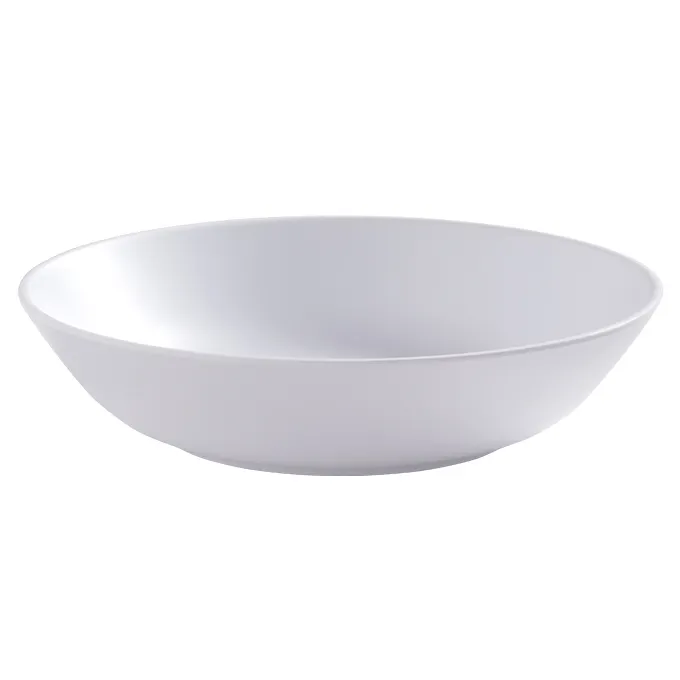 American Metalcraft MCB36WH - 36 oz (1 qt) Round Melamine Bowl, 8‑3/4" Diameter x 2" H, Matte White