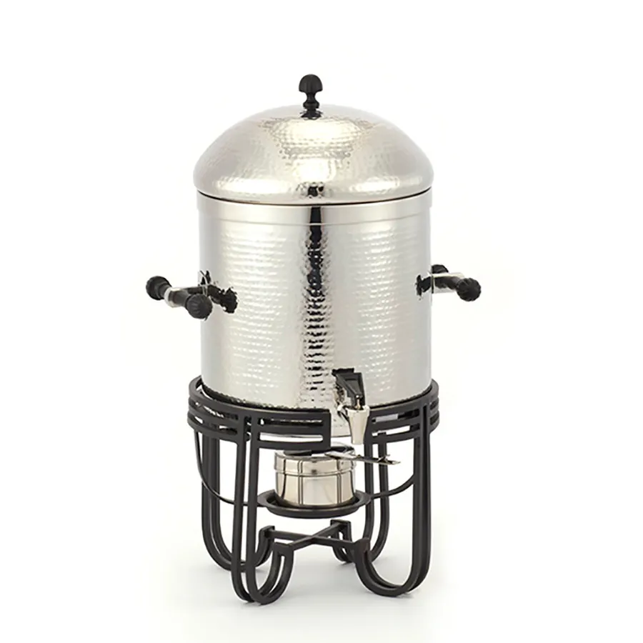 American Metalcraft MESABUSH13 Coffee Urn, 13-14 Qt, 14-1/8" Dia x 23-1/2" H, Steel, Canned Heat
