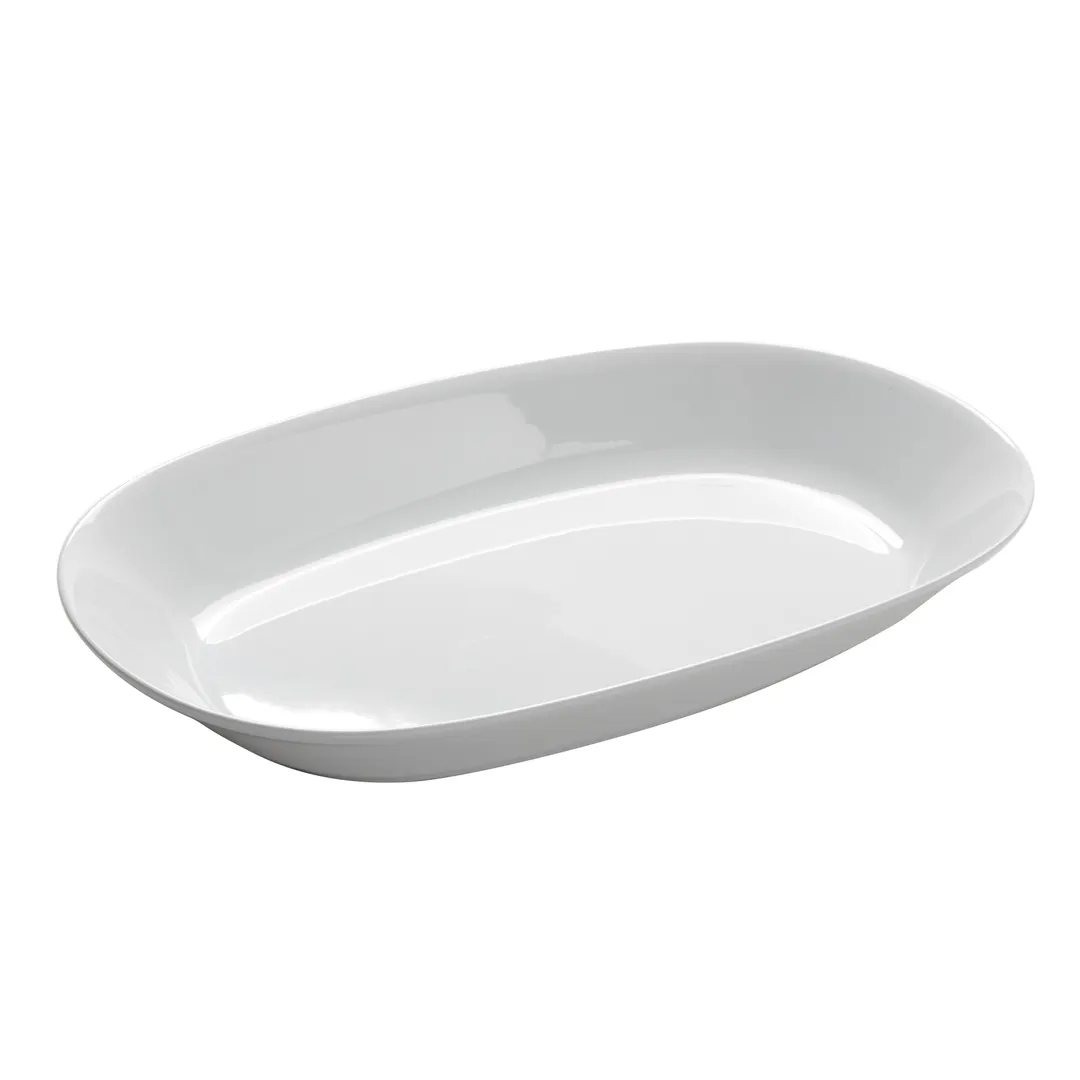 American Metalcraft MLRS21 – 6 Quart Oblong Melamine Plastic Bowl, White