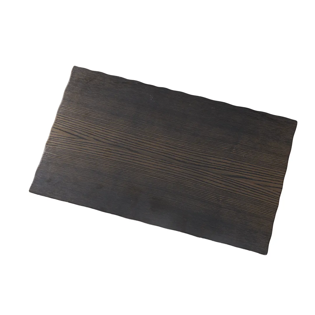 American Metalcraft MPLW Serving Board, Walnut Melamine, 20.9" L x 12.5" W x 0.38" H, No Handle, Dinnerware Platter