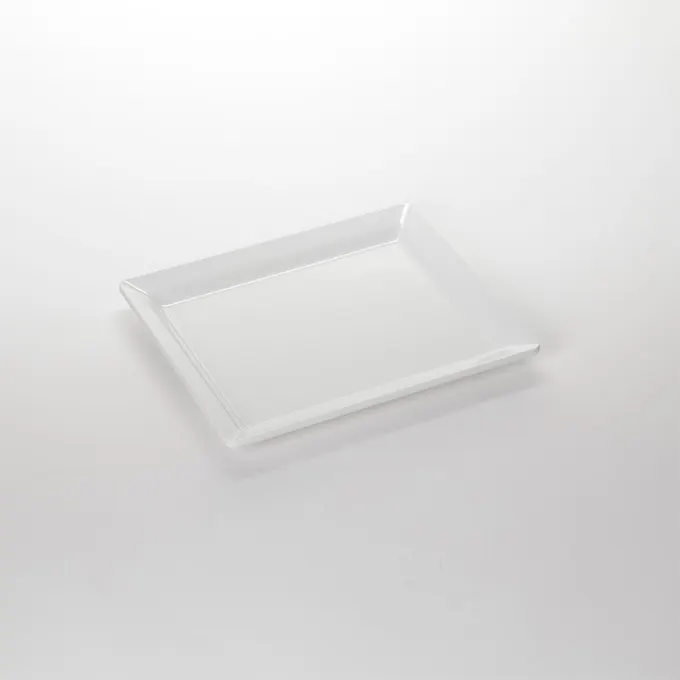 American Metalcraft MREC13 13" Rectangular Melamine Platter, White, 12.75" L x 10-3/8" W x 1.25" H