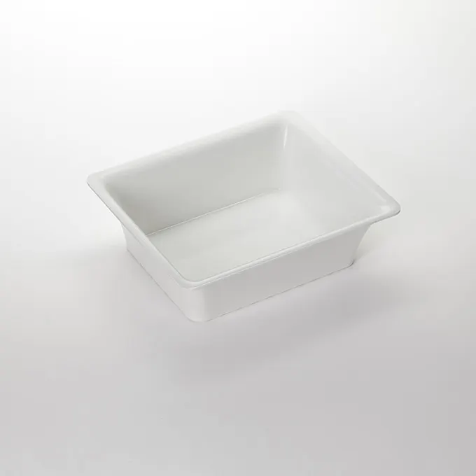 American Metalcraft MRECB13 Melamine Bowl, 12.75" L x 10.38" W x 4" H, 5-Quart (176 oz) White