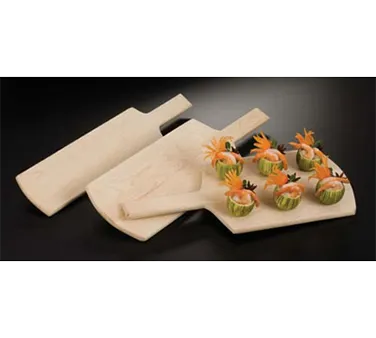 American Metalcraft MSB4 Serving Board – Maple Tray, 13" L x 8-1/8" W, 18" OAL with Handle