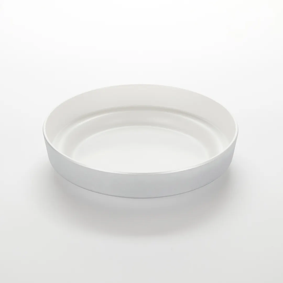 American Metalcraft MSEA10S Seafood Tray – 10" Diameter Silver Melamine Plastic Serving Tray