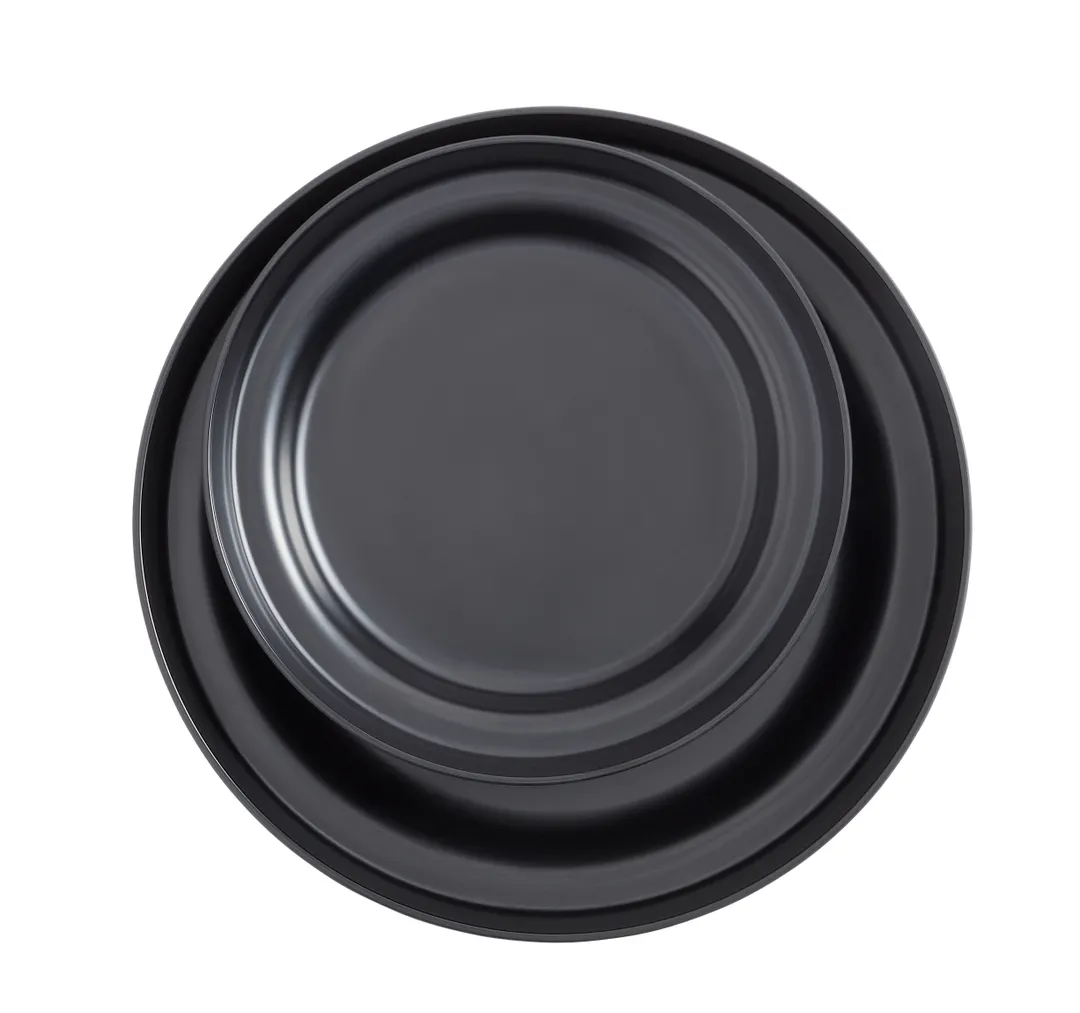 American Metalcraft MSEA12B Seafood Tray – 13" Black Melamine, Plastic Construction, Ideal for Crabs