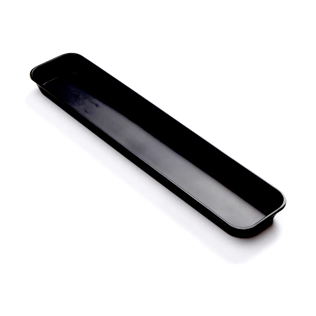 American Metalcraft MT6 Bakery Tray, 150 oz, Black Melamine, 29.75" x 6.13" x 2" Rect Dishwasher‑Safe