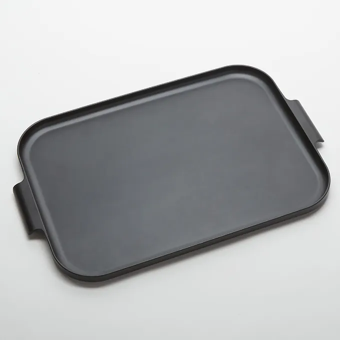 American Metalcraft MTB20 Market Tray, Rectangular 19-3/8" x 12-1/2" Black Melamine, Dishwasher Safe