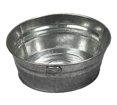 American Metalcraft MTUB93 Beverage Tub, 72 oz (2 qt), 8-7/8" Dia x 3-1/8" H, Tin with Handles