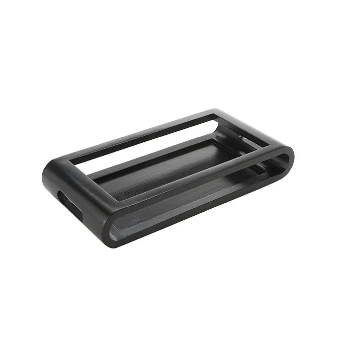 American Metalcraft MWTE17 - Rectangular Espresso Wood Serving Tray, 17¼" Length, Brown Finish