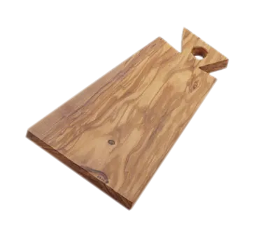 American Metalcraft OWB116 Wood Serving Board, 9‑1/8" L x 5‑7/8" W, 10‑3/4" L handle, Hand Wash