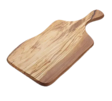 American Metalcraft OWP178 Olive Wood Serving Board, Free-Form, 12-3/8" L x 7.75" W, 17-3/8" with Handle, Hand Wash