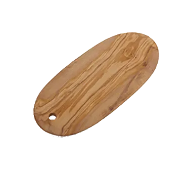 American Metalcraft OWPB16 Oblong Olive Wood Serving Board, 16-1/8" L x 7-1/8" W x 1/8" H, Hand Wash Only, No Handle