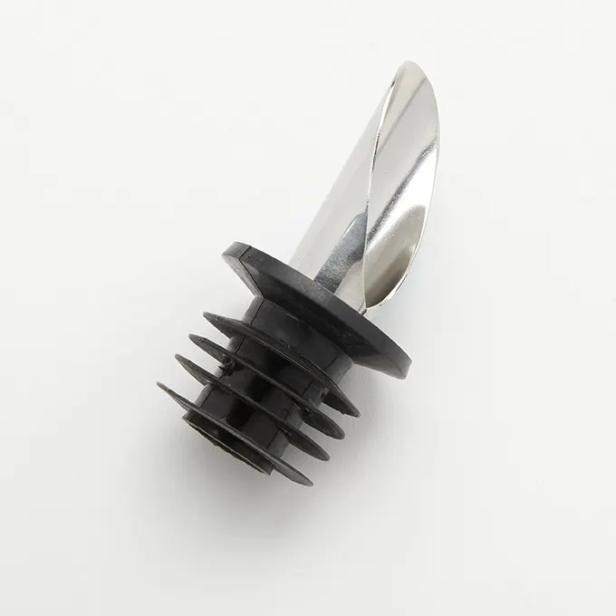 American Metalcraft PRS2 Salad Dressing Pourer, 2" Dia x 3-1/4" H, Stainless Spout Plastic Cork - Dozen