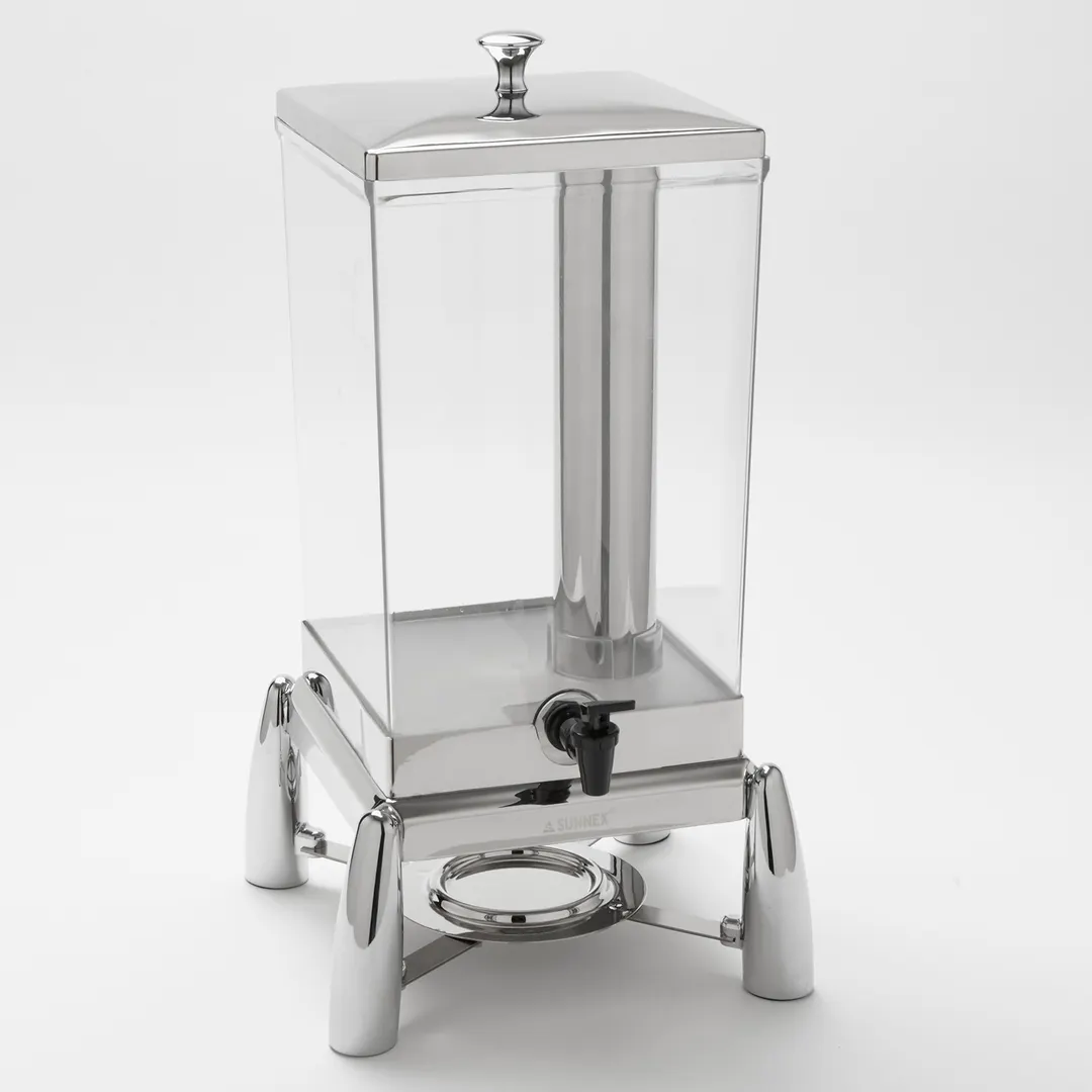 American Metalcraft REVLJUICESQ12 Juice Dispenser, 11x12x23in, Poly Body, Steel Legs, 2-3 Gal