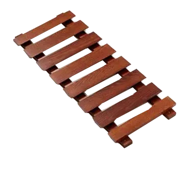 American Metalcraft RG5341 Hanging Glass Rack, Ceiling, 35" L x 14" W x 1.5" H, Wood, Espresso