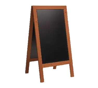 American Metalcraft SBSM135 Securit A‑Frame Board, 28×2×54", UV‑Resistant Chalkboard, Wood Frame