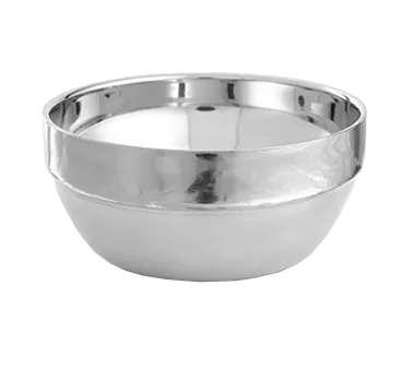 American Metalcraft SDWB40 - 4" x 2" DW Stainless Steel Bowl, 1 Quart, Satin, Stackable