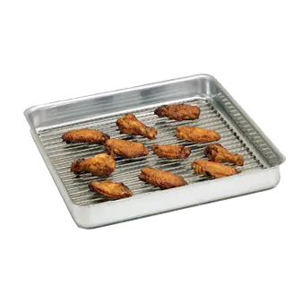 American Metalcraft SQ1415 Deep Dish Pizza Pan, 14" Square x 1-1/2", 14‑Gauge Aluminum