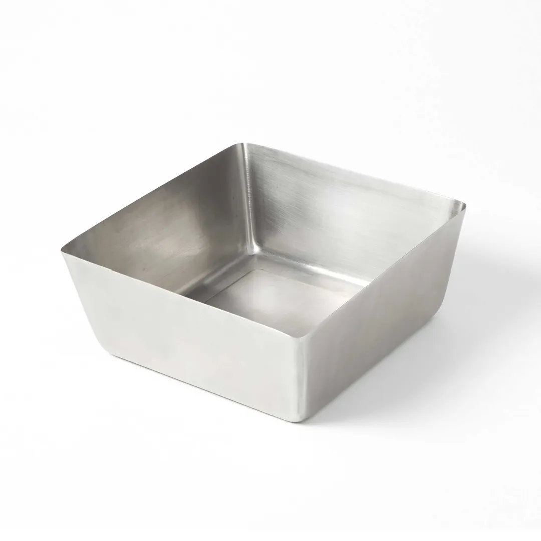 American Metalcraft SSQ94 Square Stainless Steel Bowl 146 oz (4 qt) 9½" L×9½" W×3¾" H Satin