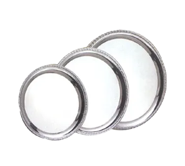 American Metalcraft SST10 Royal Touch Tray, 10" Dia x 1/2" H, Round Heavy‑Duty Stainless Steel