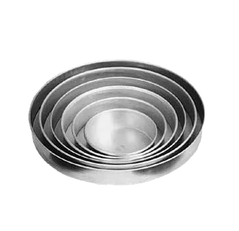 American Metalcraft T80121.5 12" Round Pizza Pan, 1.5" Deep Straight Tin Plate on Steel, 22‑Gauge