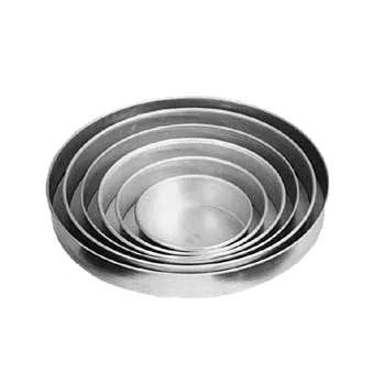 American Metalcraft T80132 Pizza Pan, 13" ID x 2" Deep Straight Solid, 22‑Gauge Tin Plate on Steel