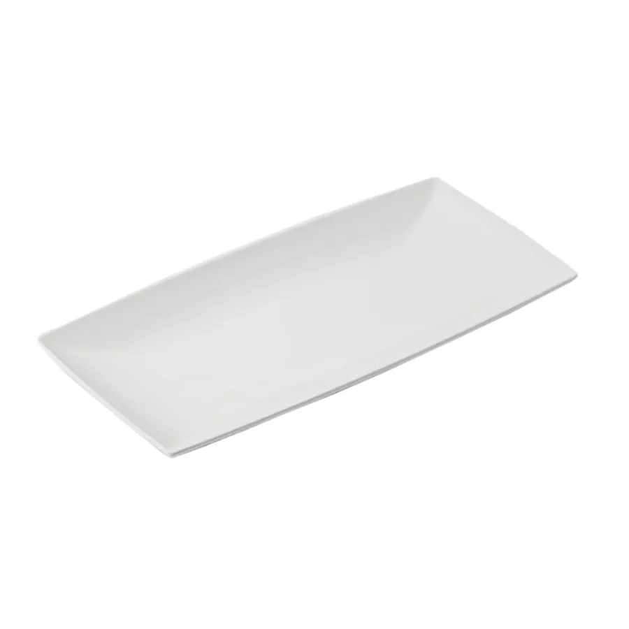 American Metalcraft TMW16 Endurance Tray, Rectangular 16" L x 8" W x 1-1/8" H White Melamine