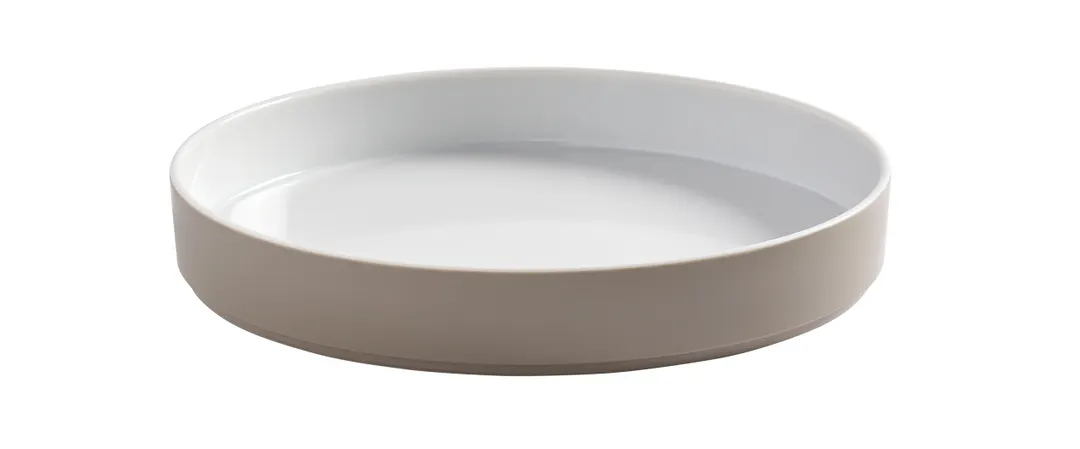 American Metalcraft UBR48MO - 48 oz Melamine Bowl, 10" Dia x 1.5" H, Beige, BPA‑Free, 1‑Quart Capacity, Round