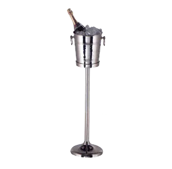 American Metalcraft WBS24 Wine Bucket Stand, 6-3/8" x 23-1/2" Silver, 24" Height