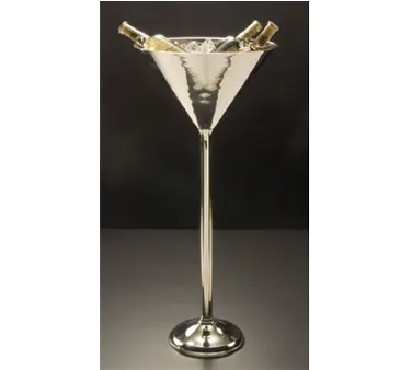 American Metalcraft WBSM42 Wine Bucket Stand, 9‑Quart, 14‑3/4×31‑1/2×8‑1/2 in Stainless Steel Silver