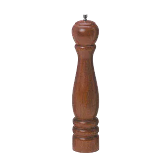 American Metalcraft WPM12 Pepper Mill – 12" Mahogany Wood, Steel Grinder, Hand Wash Only