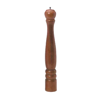 American Metalcraft WPM18 Pepper Mill – 18" Mahogany Wood, Steel Grinding Mechanism, Hand Wash Only
