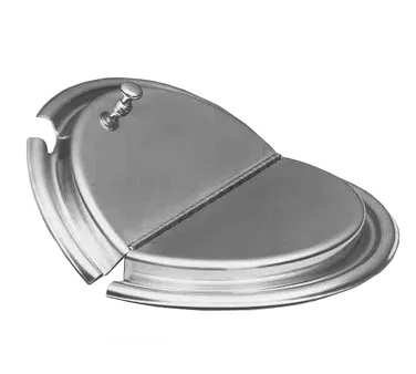 APW Wyott 56847 Vegetable Inset Cover, Slotted Hinged Stainless Steel, Fits 4 Qt Pot with Clips