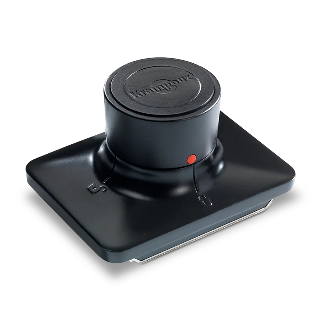 Eurodib ATE1 Grill Pad - 12" x 12" Non‑Stick Silicone Seasoning & Greasing Tool, Black